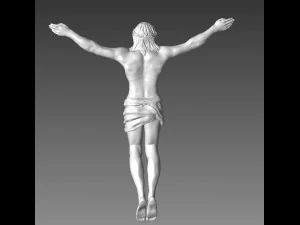 jesus on the cross 3D Print Model