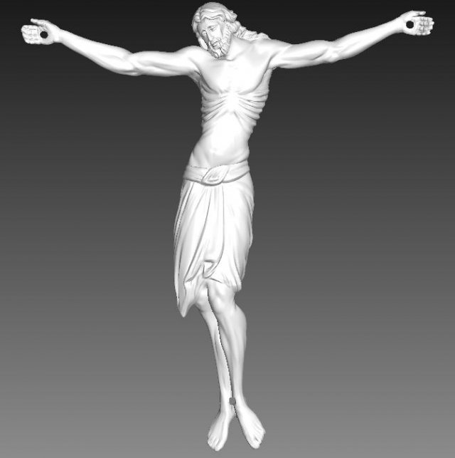 jesu on the cross 4 3D Print Model .c4d .max .obj .3ds .fbx .stl .blend 