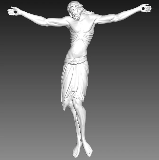 jesu on the cross 4 3D Print Model .c4d .max .obj .3ds .fbx .stl .blend