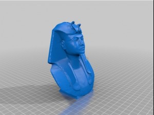tutankhamun 3Dプリントモデル