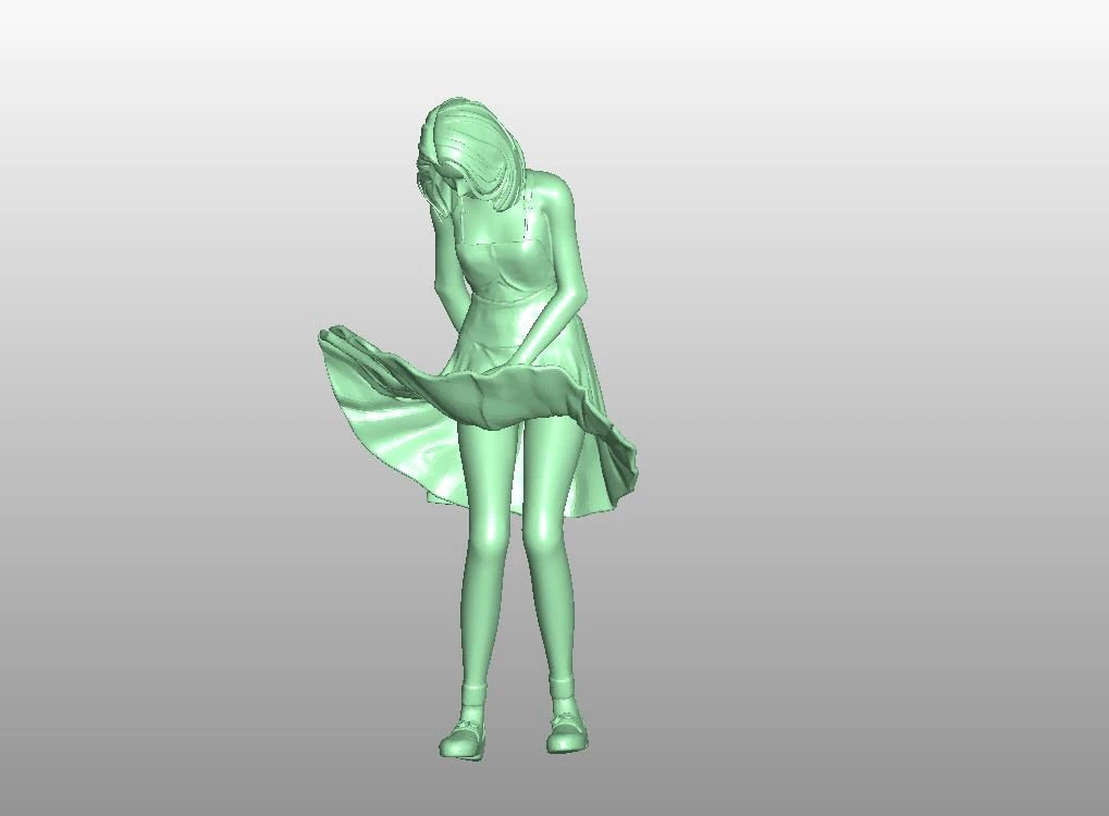 sexy girl 3D Print Model .c4d .max .obj .3ds .fbx .stl .blend 