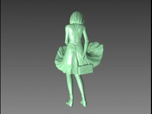 sexy girl 3D Print Model