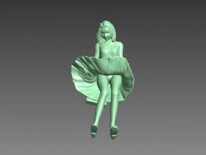 sexy girl 3D Print Model