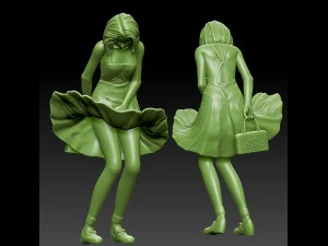 sexy girl 3D Print Model