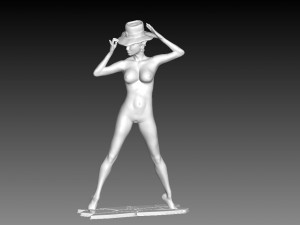 Girl 3D Print Model