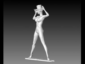 Girl 3D 打印模型
