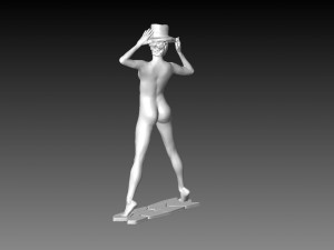 Girl 3D 打印模型