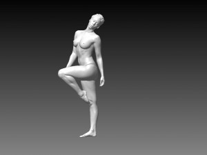 nude girl 3D Print Model