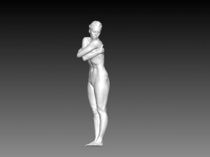 nude girl Modelo de Impressão 3D
