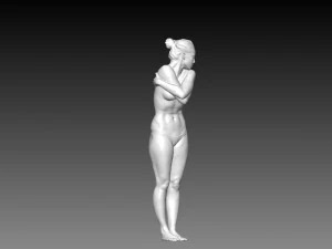 nude girl 3D Print Model