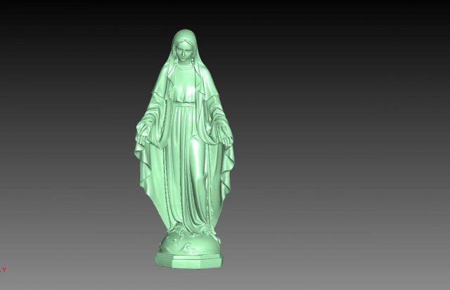 maria statue 3D 打印模型 .c4d .max .obj .3ds .fbx .stl .blend 