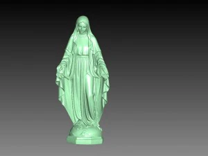 玛丽亚雕像 3D 打印模型
