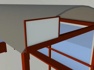 ponto de &ocirc;nibus Modelo 3D