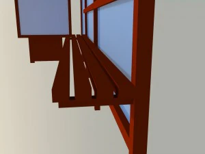 ponto de &ocirc;nibus Modelo 3D