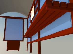 bus stop Modello 3D