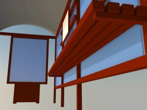 ponto de &ocirc;nibus Modelo 3D