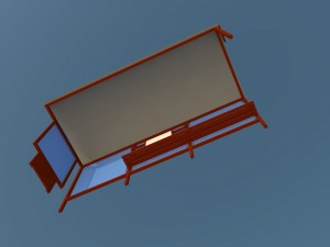 bus stop Modello 3D