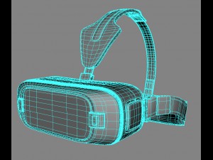 3d virtual reality helmet 3D Model