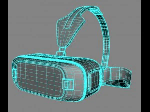 3d virtual reality helmet 3D Model