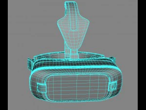 3d virtual reality helmet 3D Model