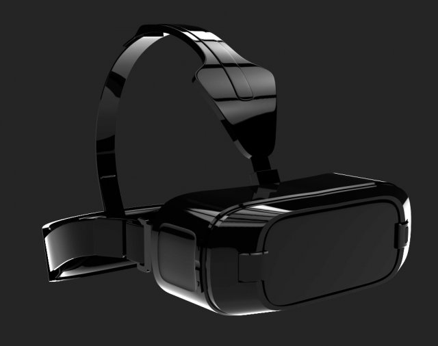 3d virtual reality helmet 3D Модель .c4d .max .obj .3ds .fbx .stl .blend 