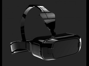 3d virtual reality helmet Modelo 3D