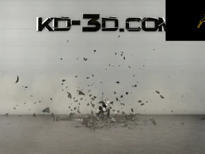 motion capture hero landing 3D Model