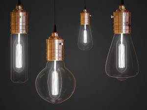 лампи Едісона 3D Модель