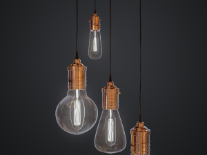 edison lamps 3Dモデル