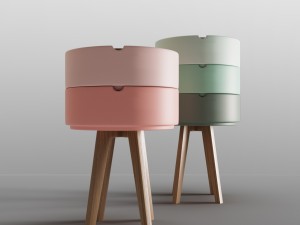 cairn bedside table 3D Model