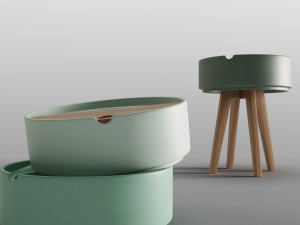 cairn bedside table 3D Model