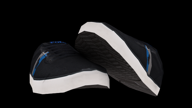 polo ralph lauren shoes 3D Model .c4d .max .obj .3ds .fbx .stl .blend 