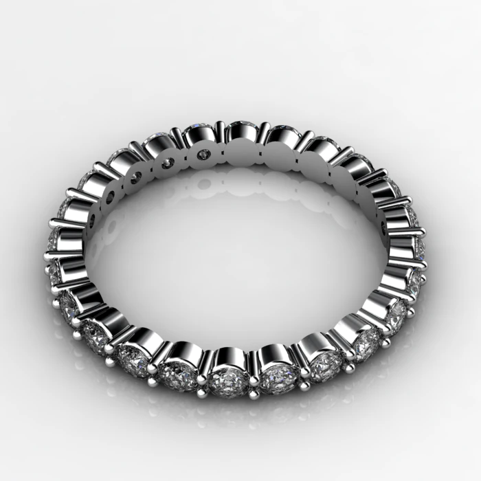 eternity diamond ring 3D Print Model .c4d .max .obj .3ds .fbx .stl .blend 