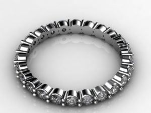 eternity diamond ring 3D Print Model