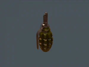 soviet-russian f-1 grenade 3D Model