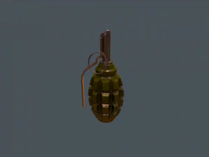 soviet-russian f-1 grenade 3D Model