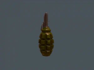 soviet-russian f-1 grenade 3D Model