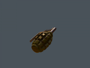 soviet-russian f-1 grenade 3D Model