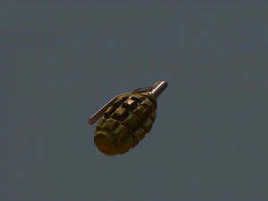 soviet-russian f-1 grenade 3D Model