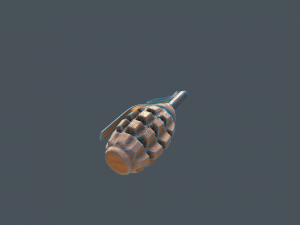 soviet-russian f-1 grenade 3D Model