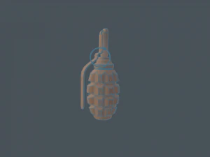 soviet-russian f-1 grenade 3D Model