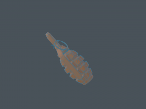 soviet-russian f-1 grenade 3D Model