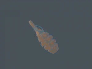 soviet-russian f-1 grenade 3D Model