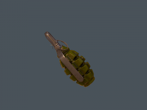 soviet-russian f-1 grenade 3D Model