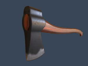 classic scandinavian axe 3D 模型