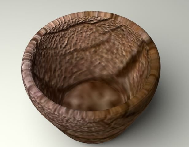 wooden bowl Modello 3D .c4d .max .obj .3ds .fbx .stl .blend 