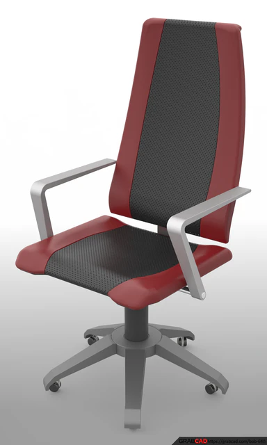 office chair 3D Model .c4d .max .obj .3ds .fbx .stl .blend 