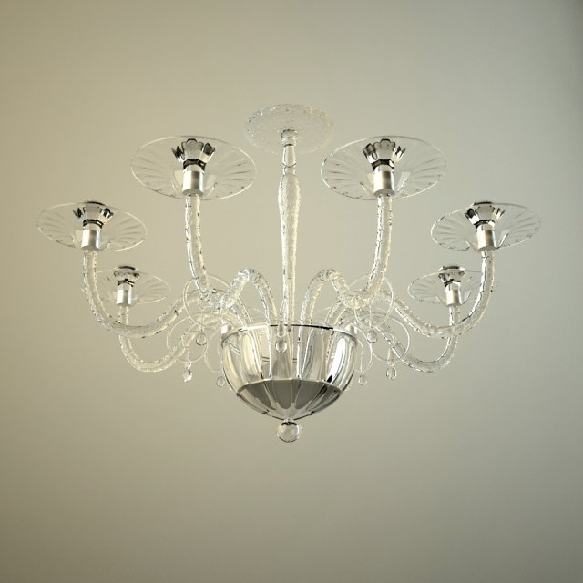 chandelier 3D Модель .c4d .max .obj .3ds .fbx .stl .blend 