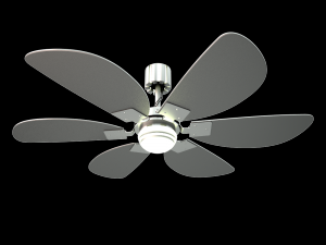 lamp fan Model 3D