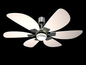 lamp fan Model 3D